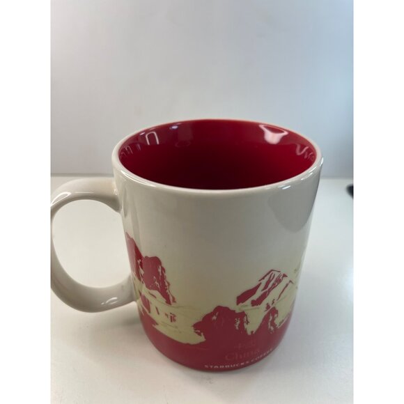 Starbucks Mug China Ceramic Coffee Mug With Dragon Design 12 Oz Collectible New! - Picture 2 of 7